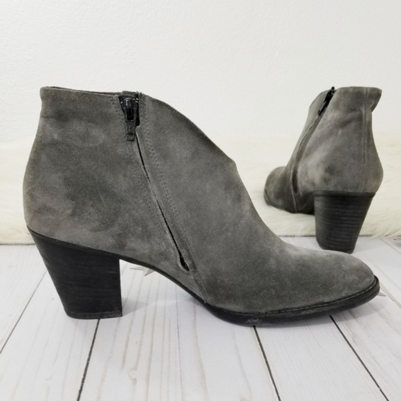Paul Green Delgado gray suede ankle boots UK 8 - Picture 2 of 7